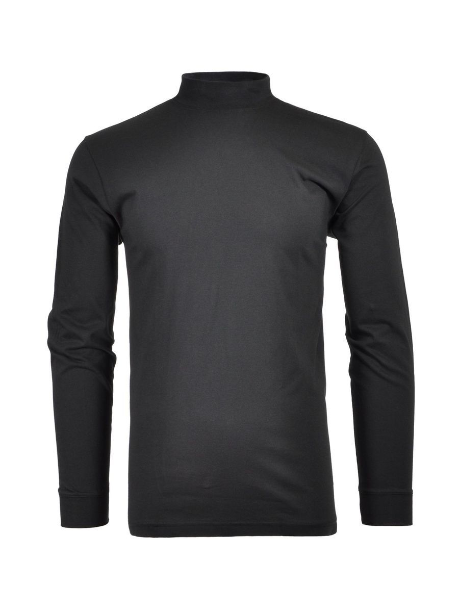 Herren Langarmshirt mit Stehkragen