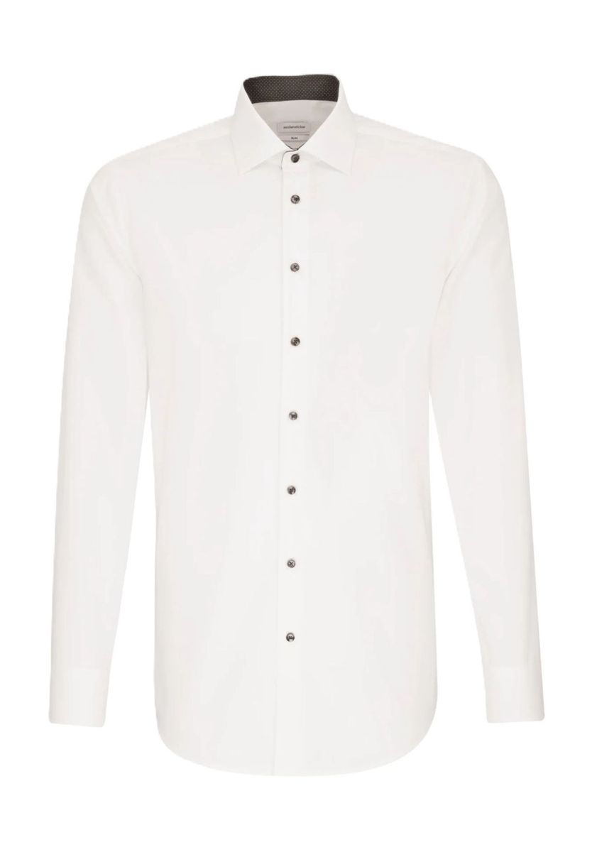 Klassisches Slim Fit Langarmhemd