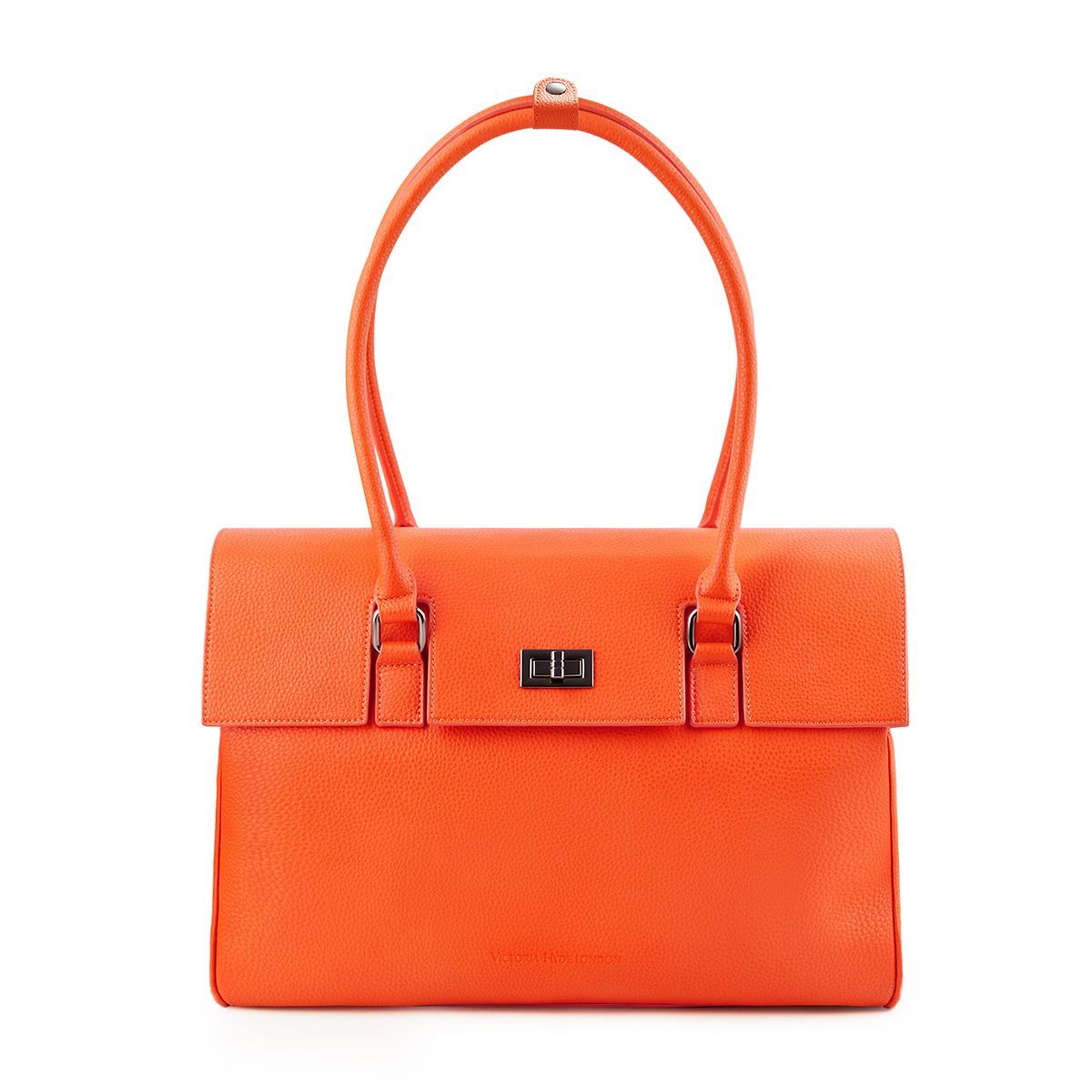 Orangefarbene Business-Tote Bag