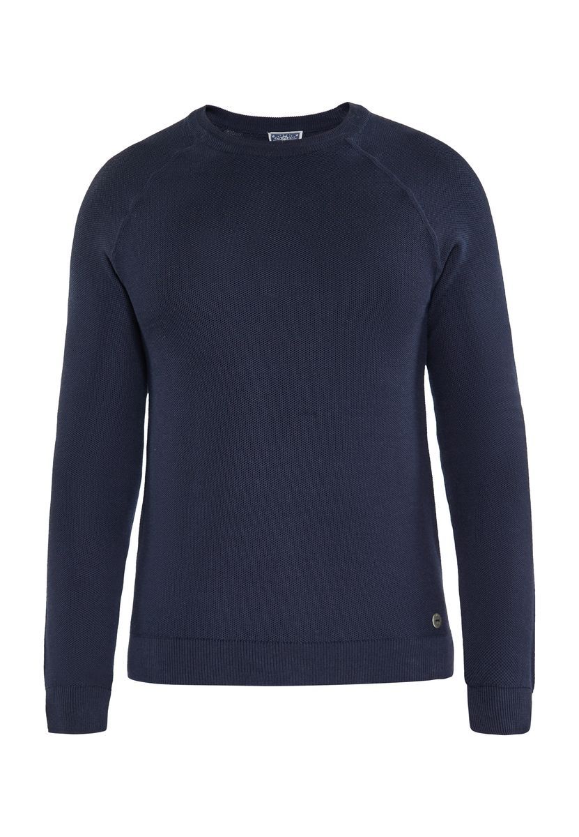 Herren Strickpullover mit klassischem Rundhalsausschnitt