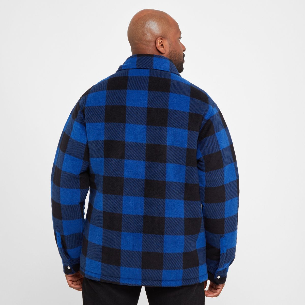 Wattierte Hemdjacke mit Karomuster