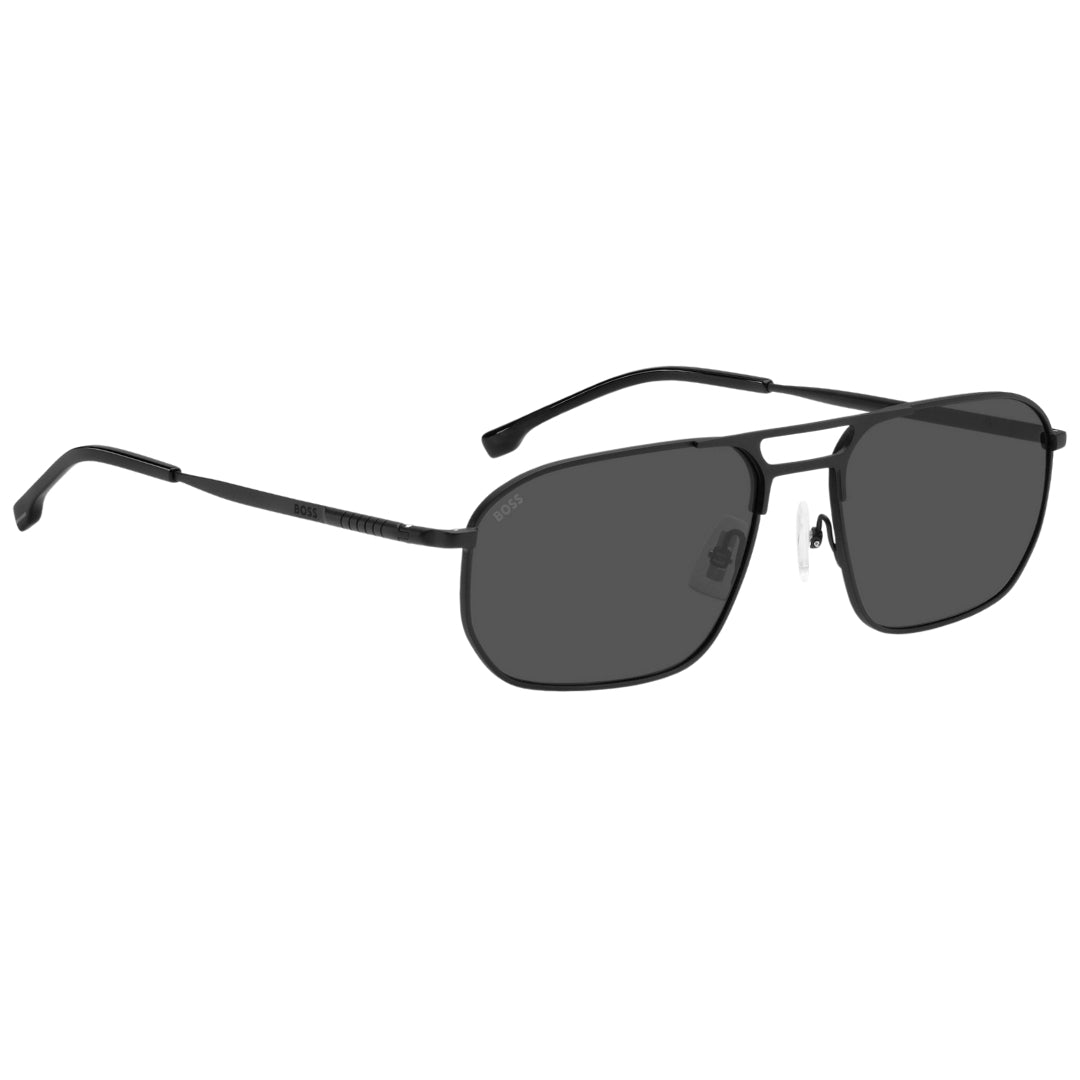 Elegante eckige Doppelsteg-Sonnenbrille
