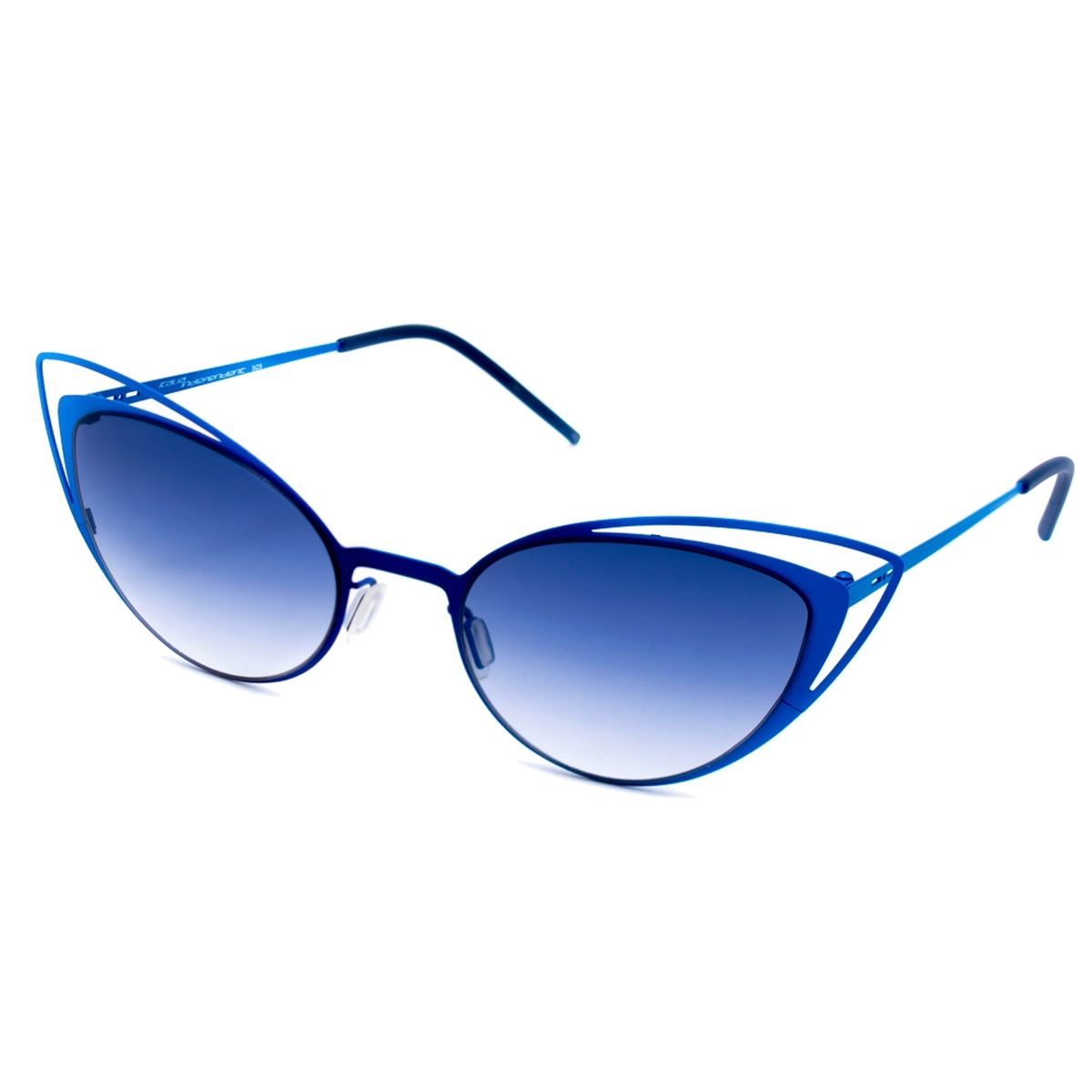 Cat-Eye Sonnenbrille mit Metallrahmen