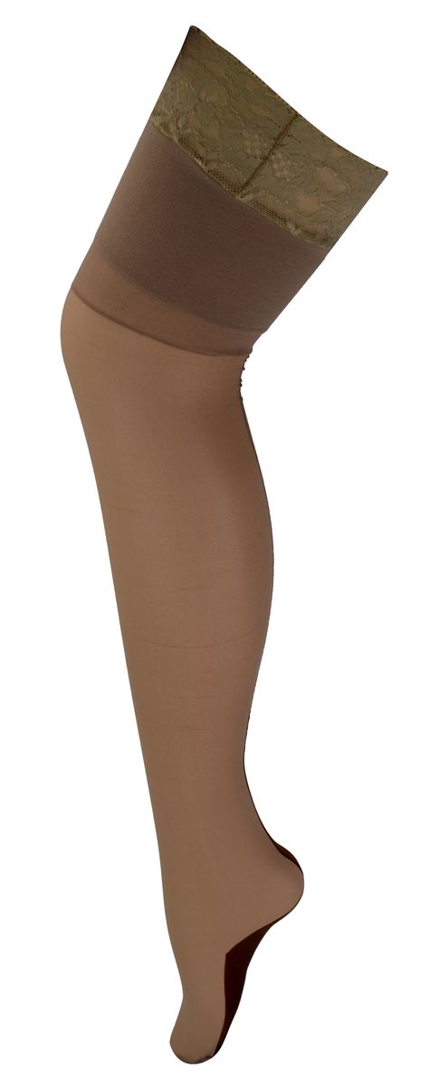 Durchsichtige Nahtstrumpfhose für Frauen | Sock Snob | Glänzend | Rückennaht | Hohe Taille - Nackt / Schwarz