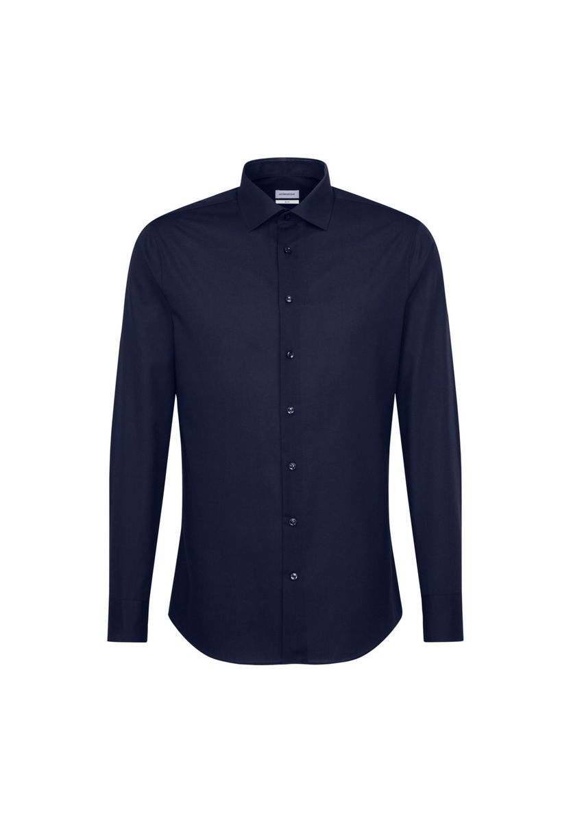 Schmal geschnittenes Langarmhemd