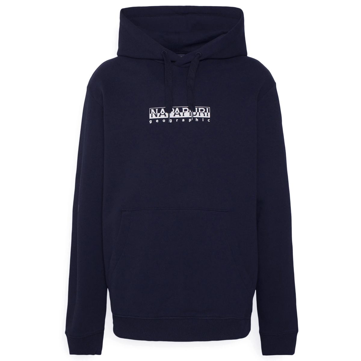 Klassischer marineblauer Kapuzenpullover