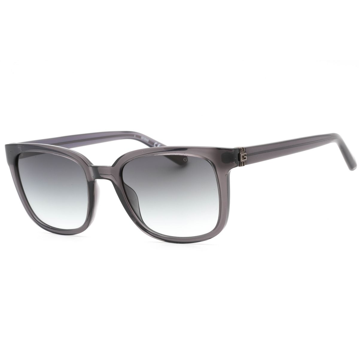 Quadratische graue Sonnenbrille mit Farbverlauf