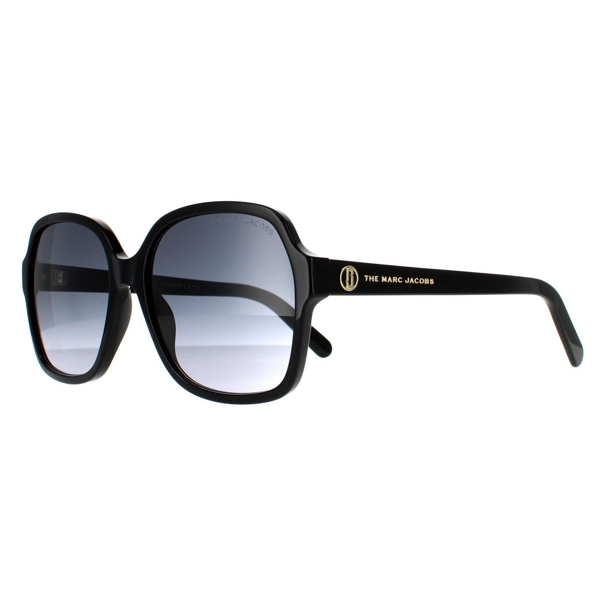 Übergroße quadratische Sonnenbrille mit Farbverlauf