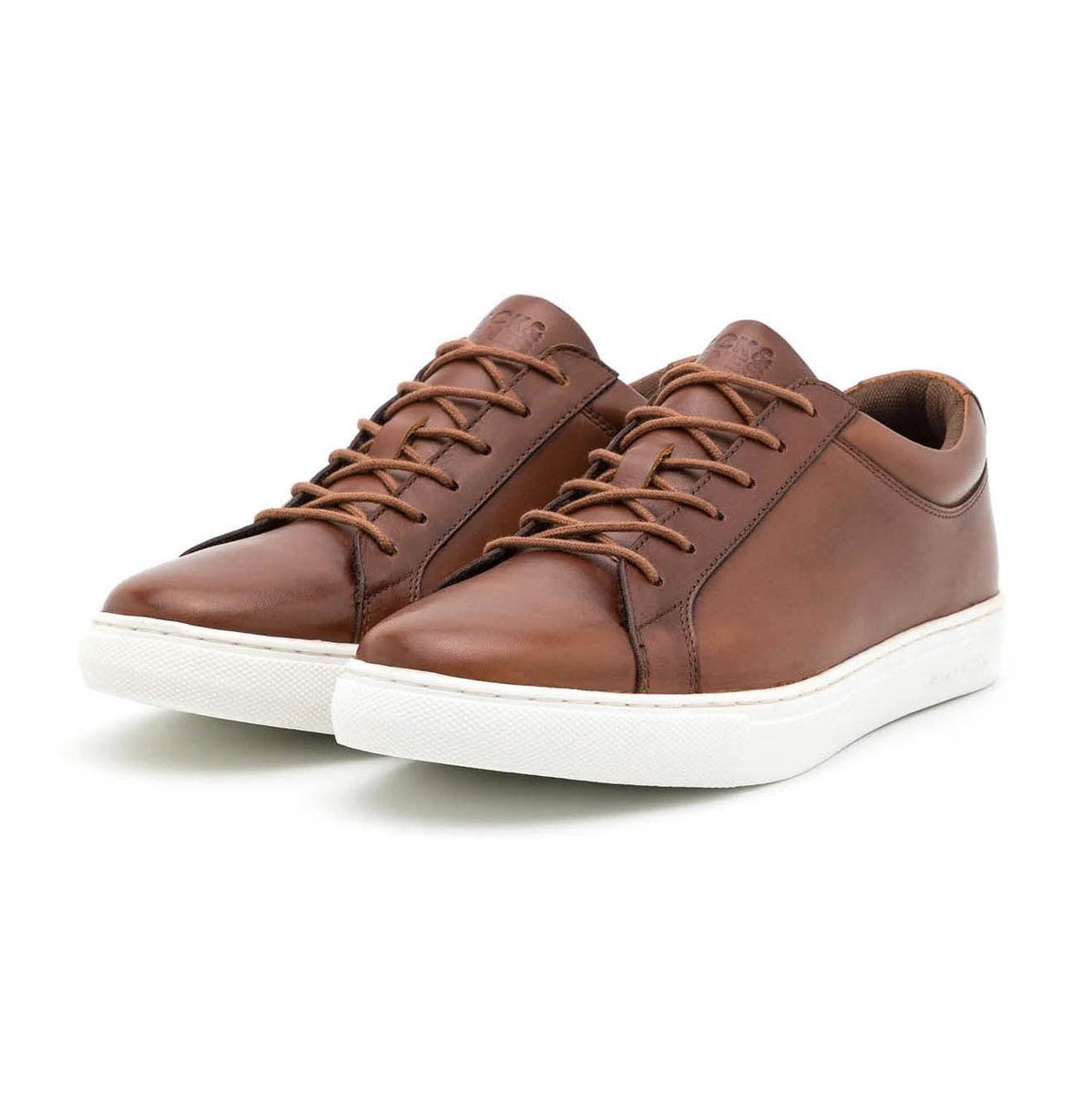 Minimalistische Leder-Low-Top-Sneaker