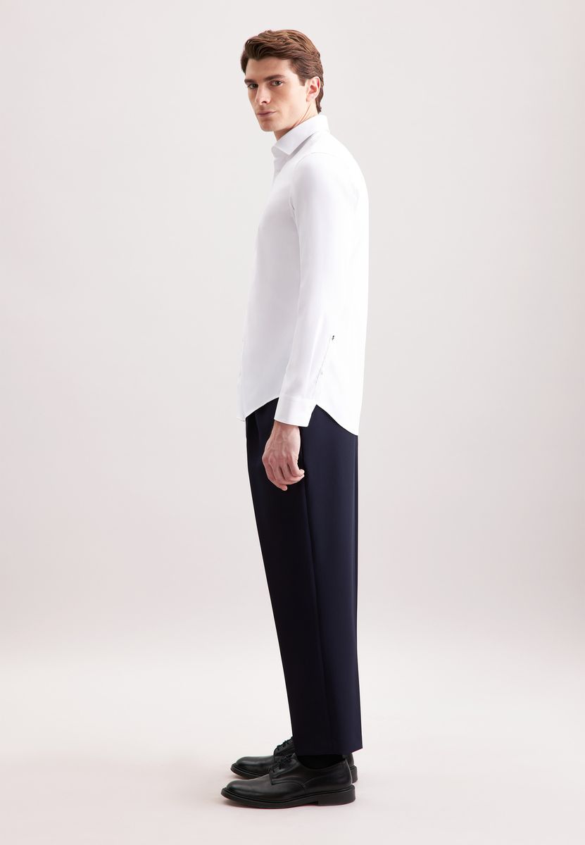 Schmal geschnittenes Twill Performance-Hemd