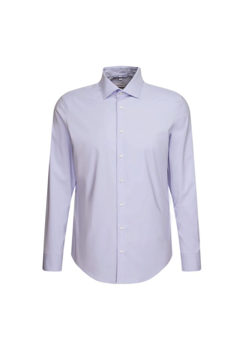 Schmal geschnittenes Langarm-Oberhemd