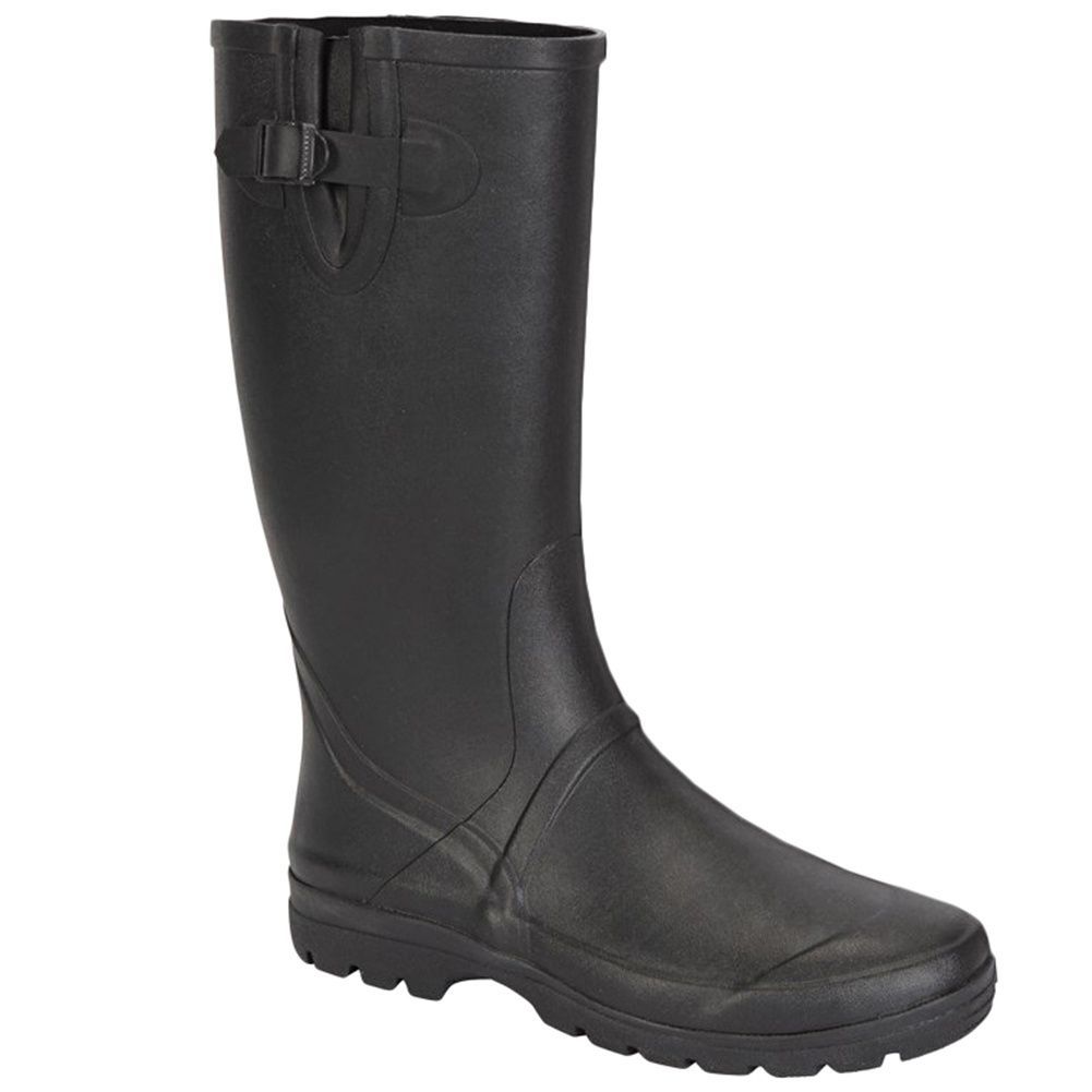 Klassische schwarze Regenstiefel für Herren