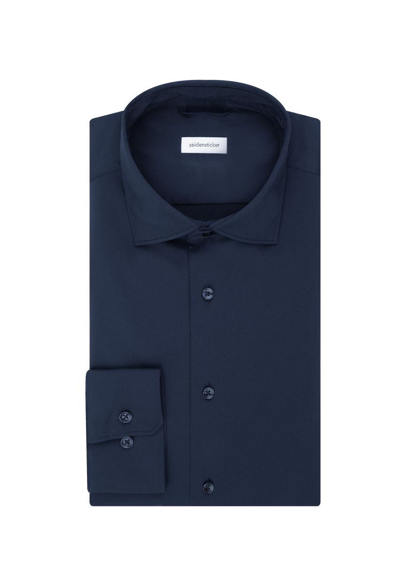Slim Fit Langarm Business Hemd