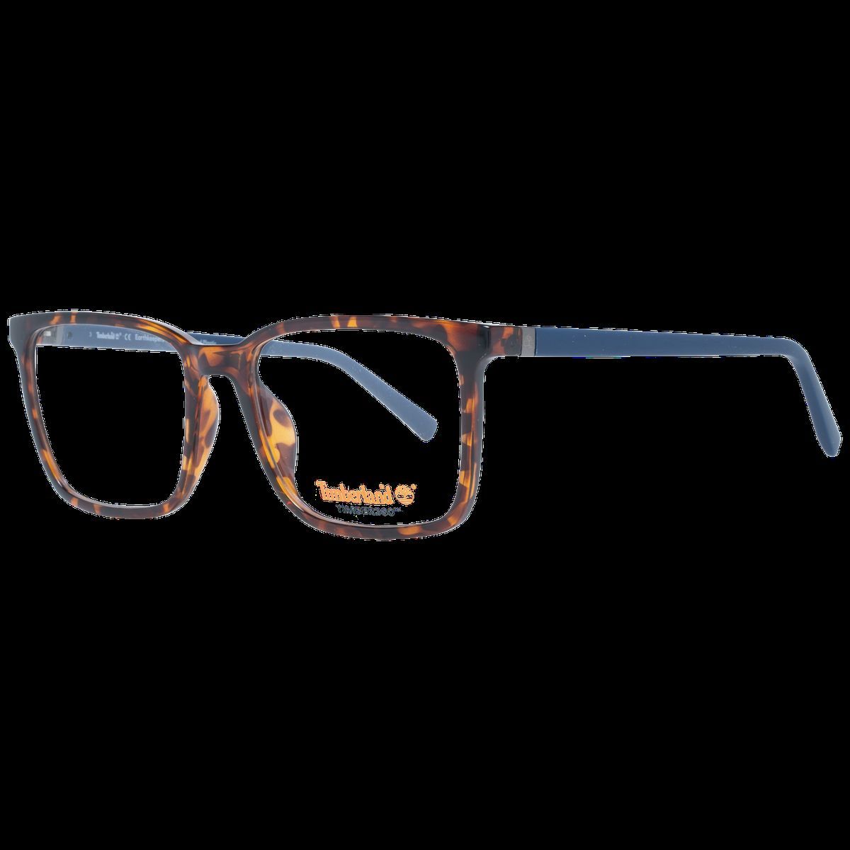 Rechteckige braune Schildpatt-Brille