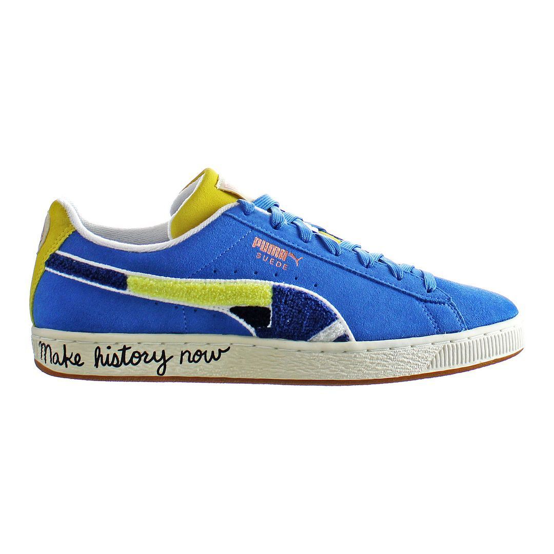 Blaue klassische Wildleder-Sneakers