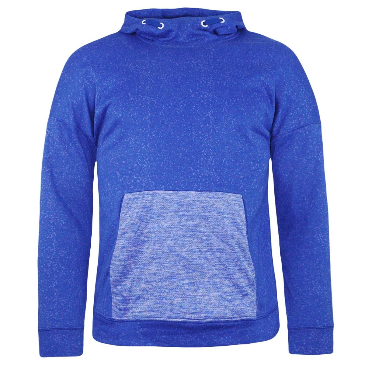 Damen Blauer Kapuzenpullover mit Tasche