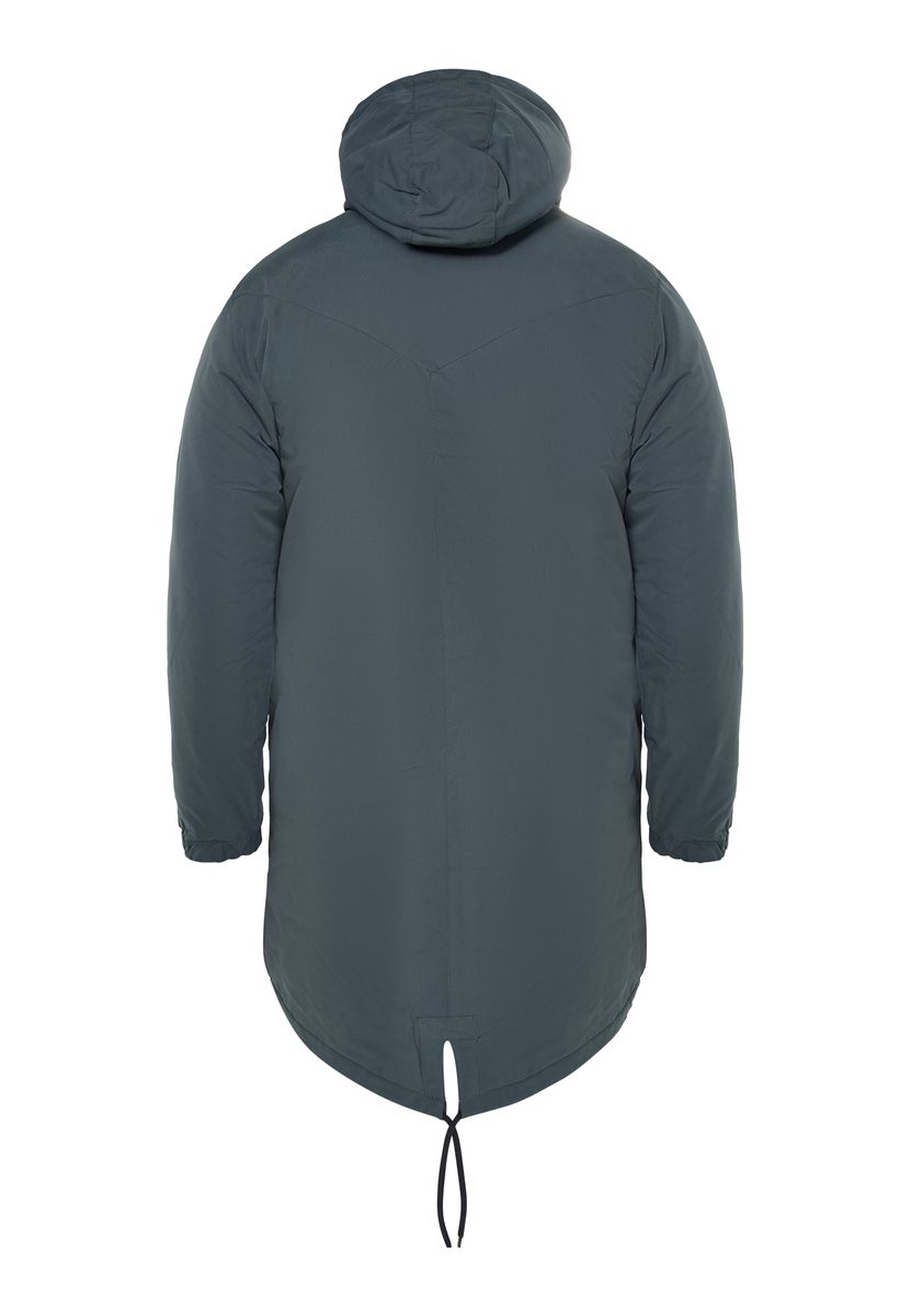 Langer wattierter Fishtail-Parka