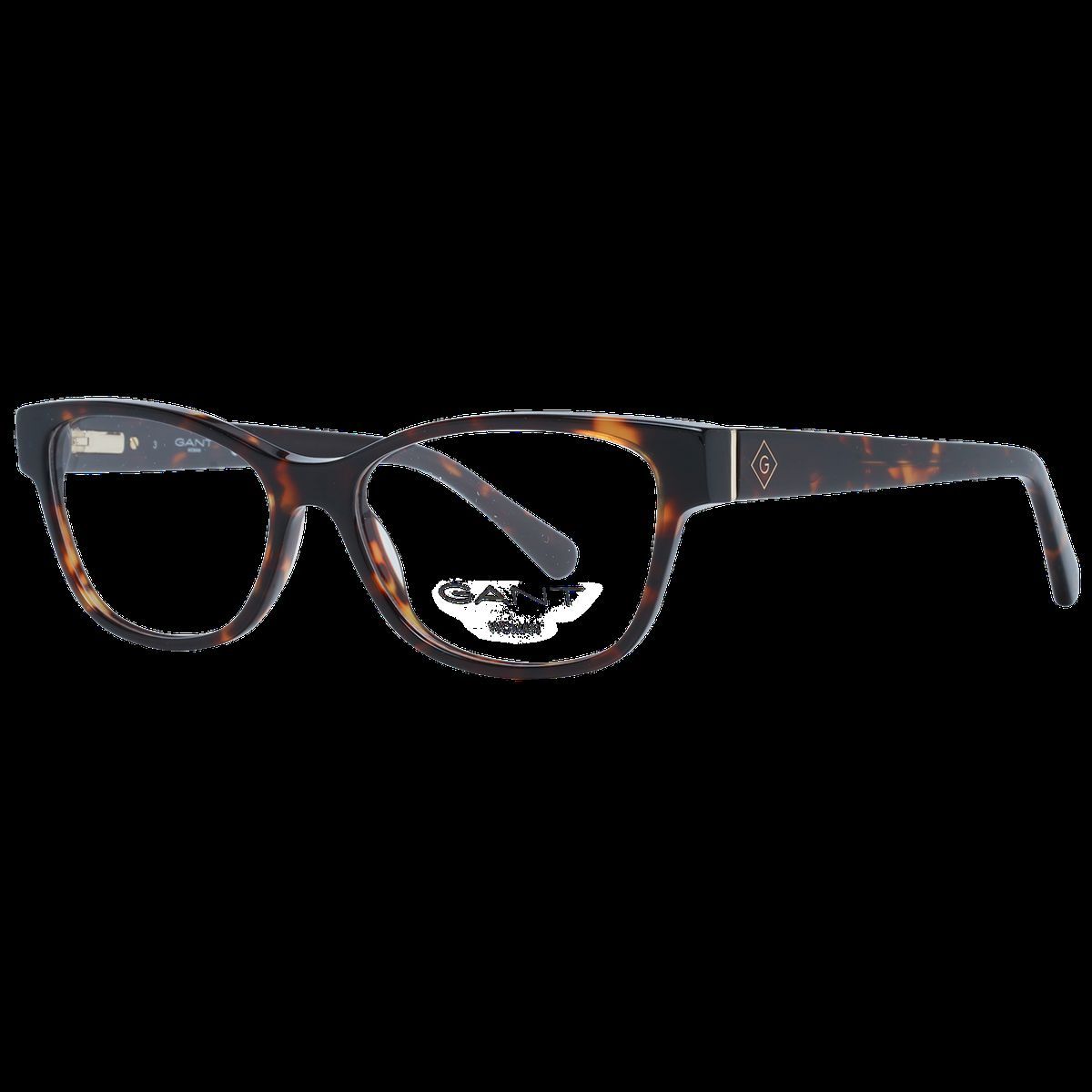 Rechteckige Brille mit Schildpattmuster
