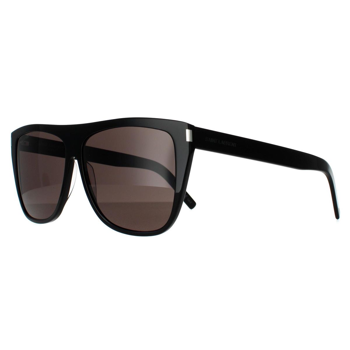 Markante quadratische Sonnenbrille mit Flachsteg
