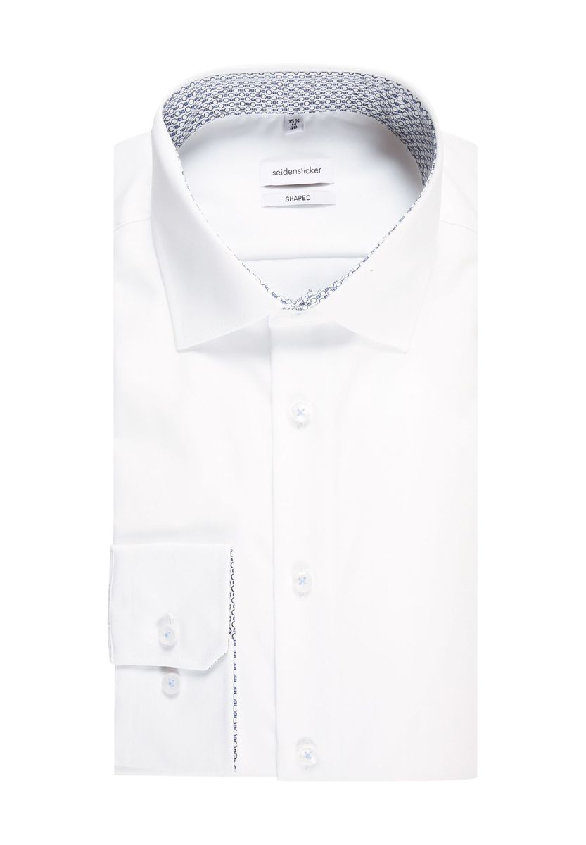 Klassisches weißes Slim-Fit-Hemd