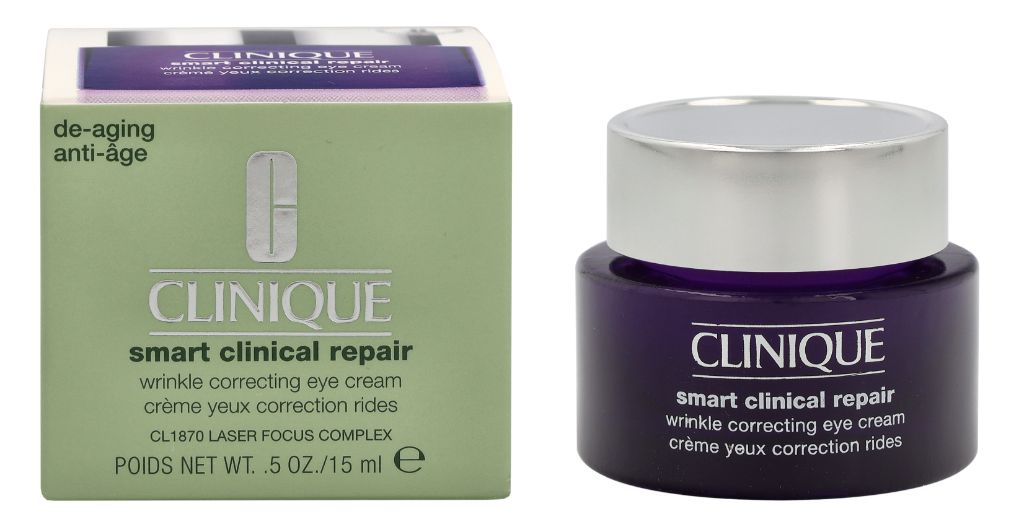 Clinique Smart Clinical Repair Wrinkle Correcting Eye Cream.