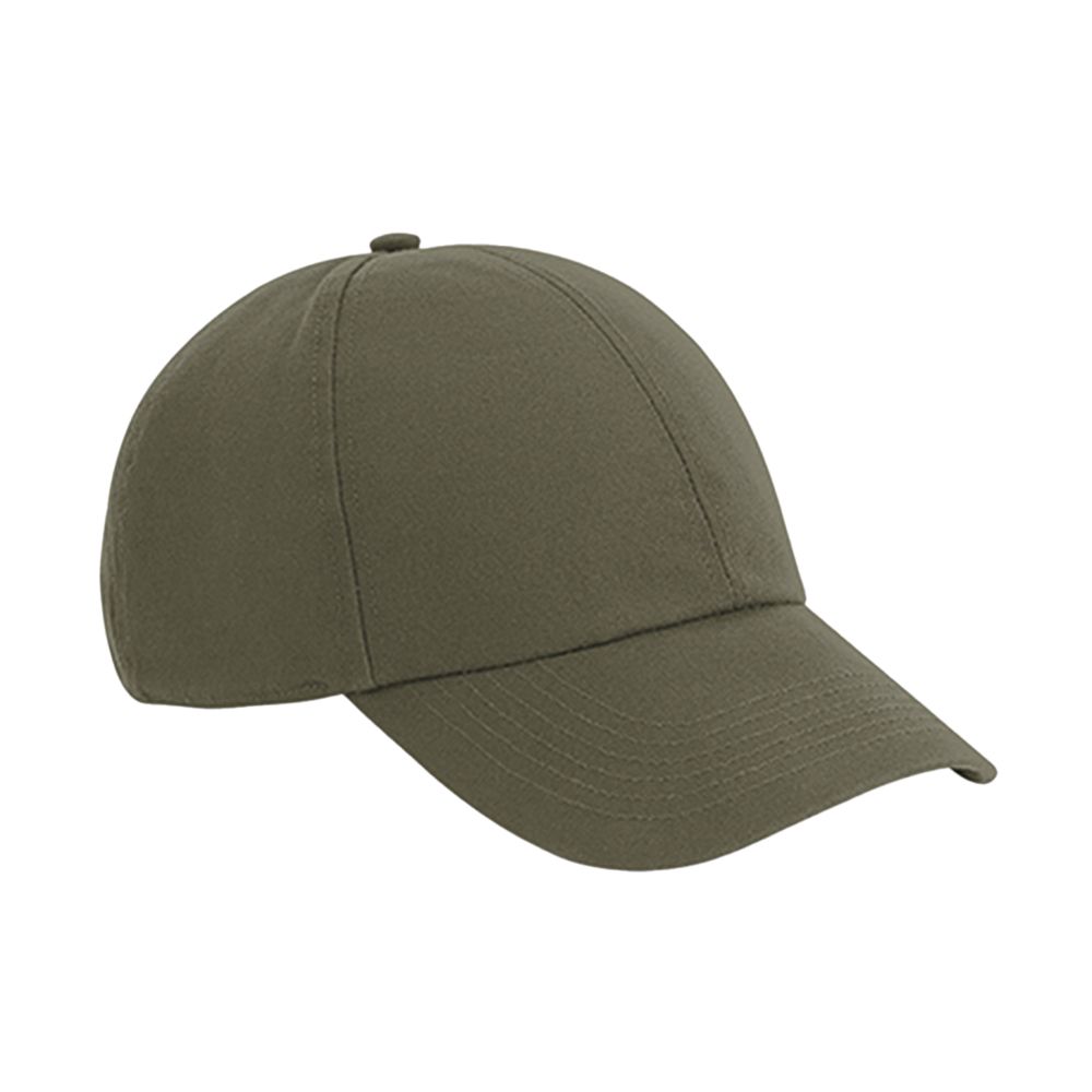 Bio-Baumwoll Baseball Cap mit sechs Segmenten