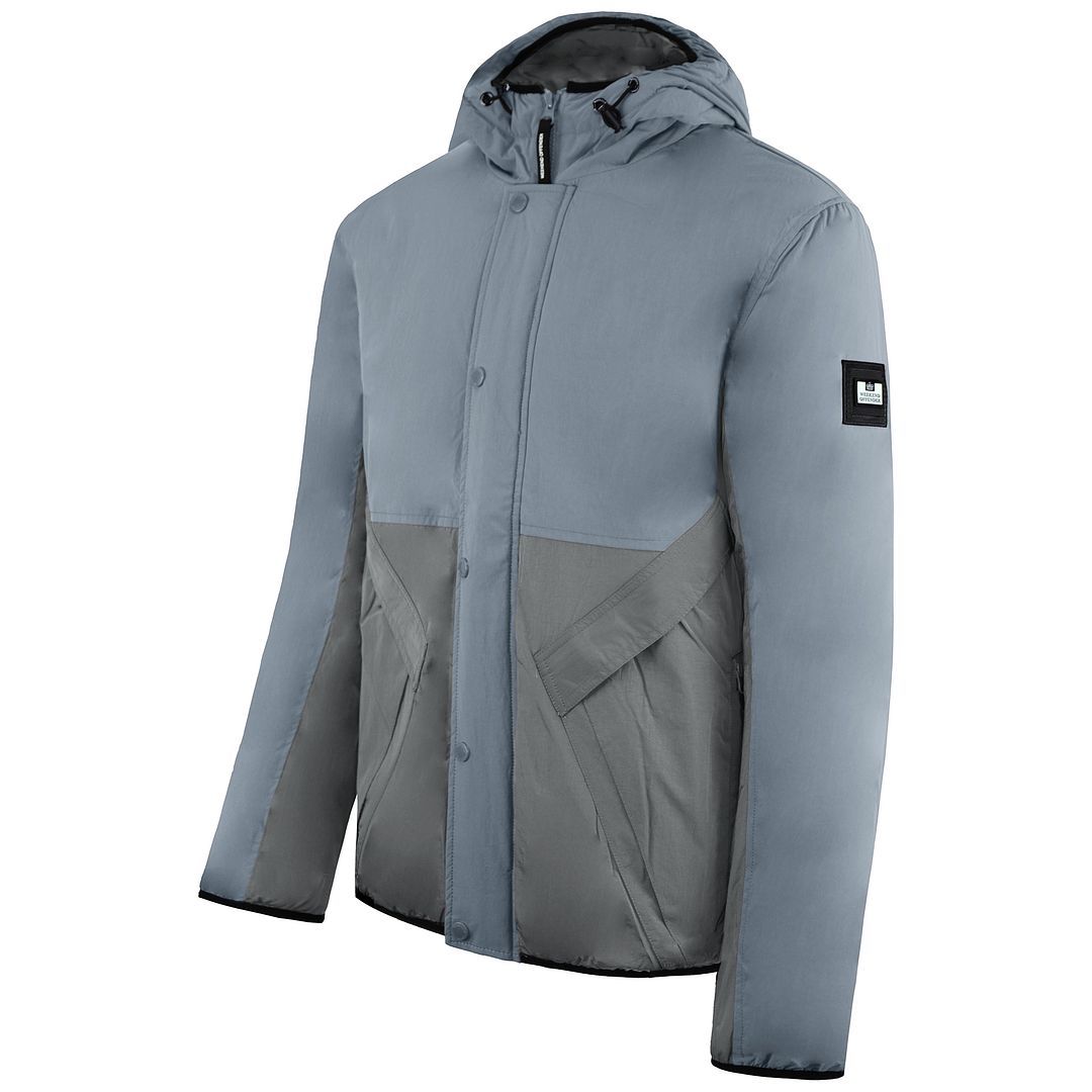 Wattierte Kapuzenjacke im Utility-Stil