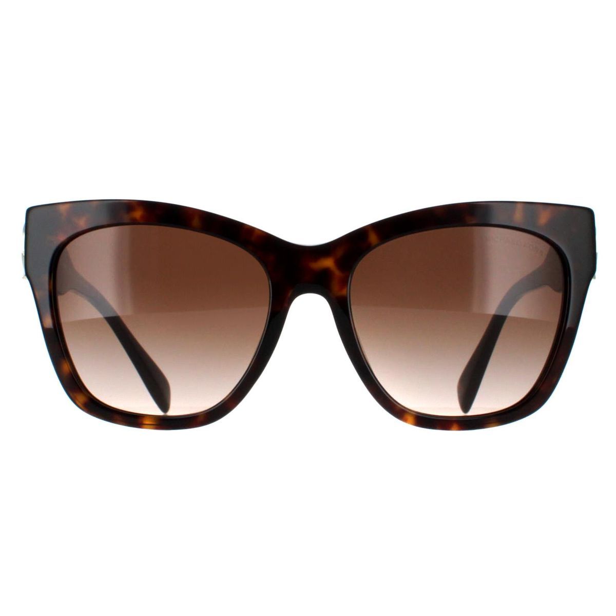 Quadratische Schildpatt Sonnenbrille