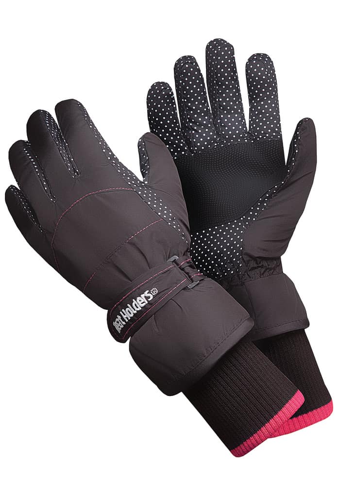 Extra gepolsterte, wasserdichte, isolierte, thermische Winter-Skihandschuhe für Damen