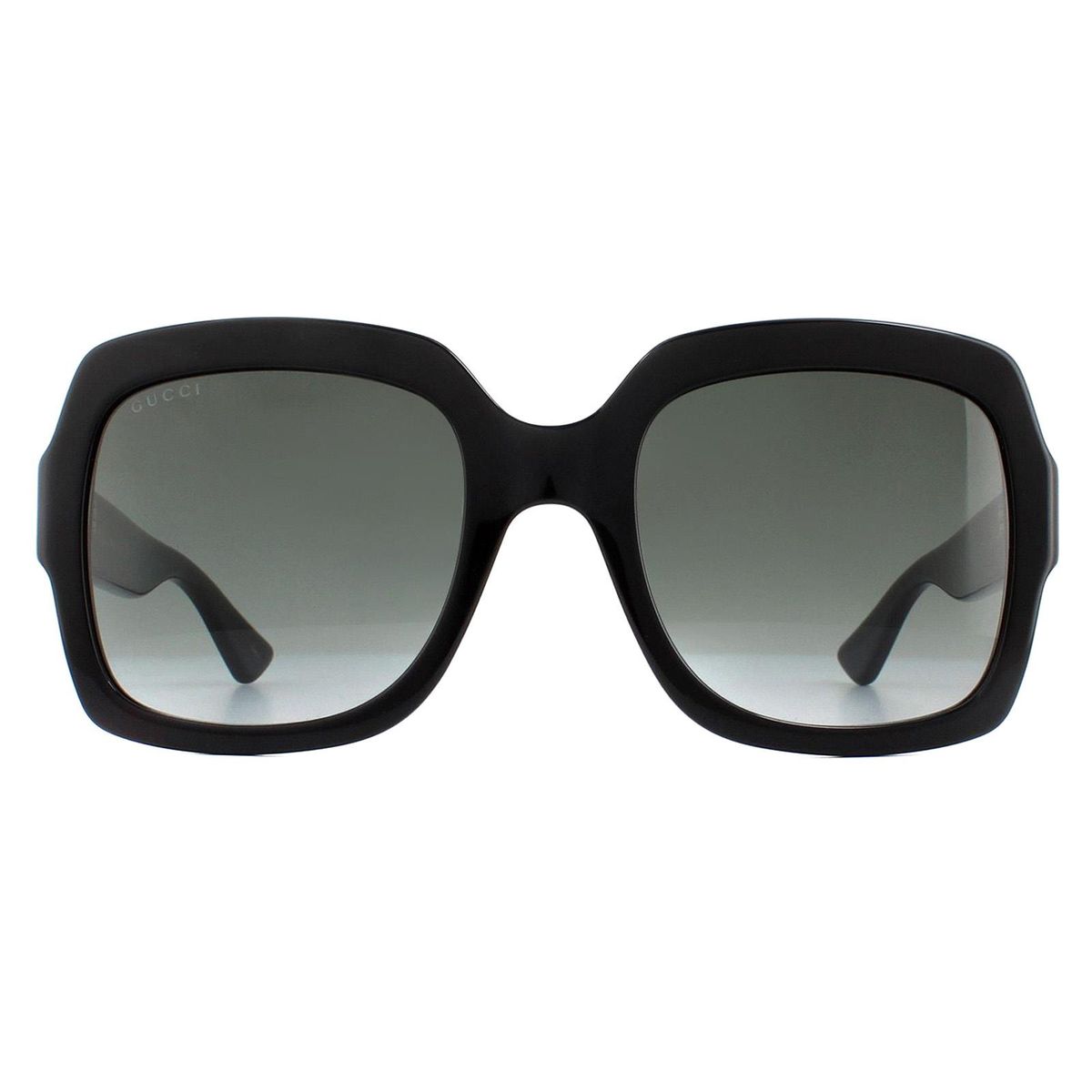 Übergroße, quadratische Sonnenbrille mit Farbverlaufsgläsern