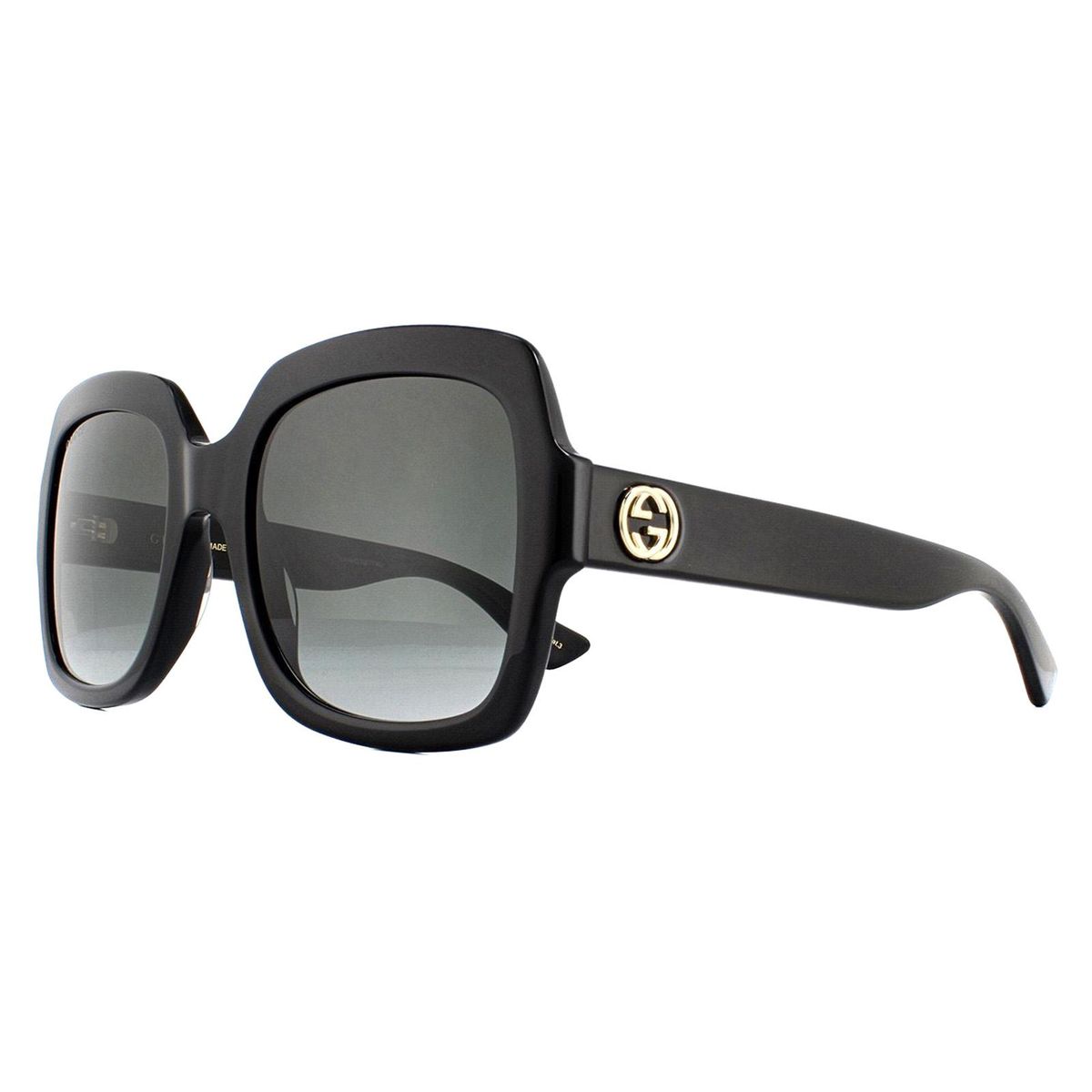 Übergroße quadratische Sonnenbrille mit Farbverlauf