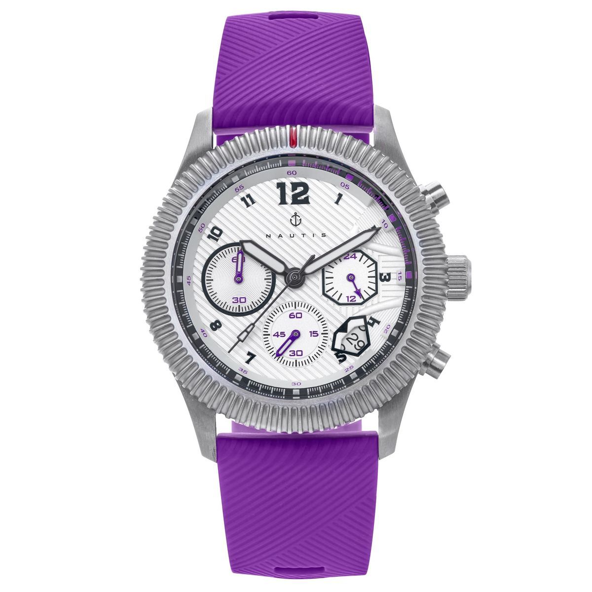 Nautis Meridian Chronograph Lila Armbanduhr