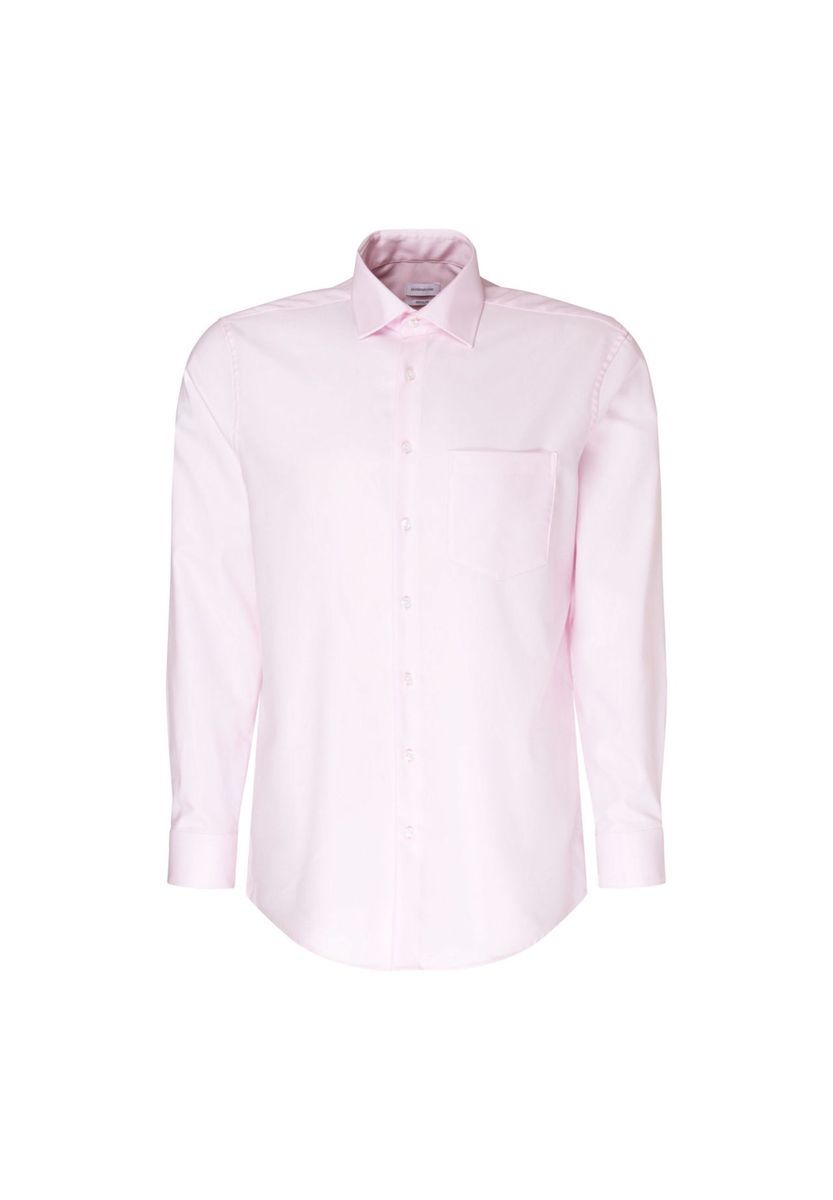 Klassisches rosa Businesshemd in regulärer Passform