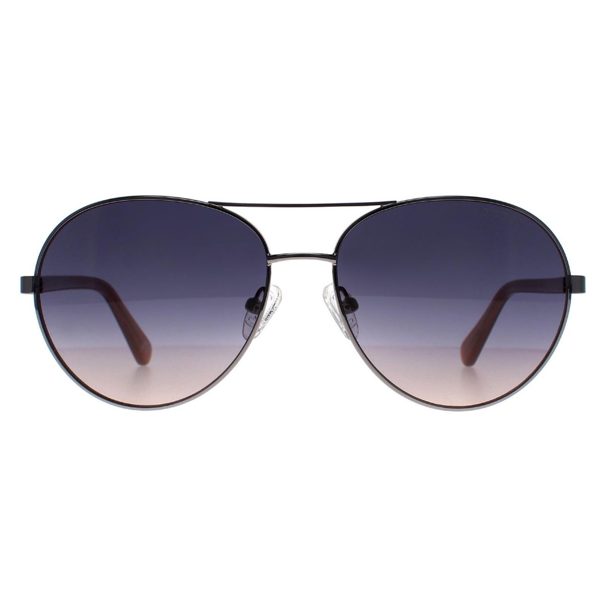 Metall-Pilotenbrille mit Farbverlaufsgläsern