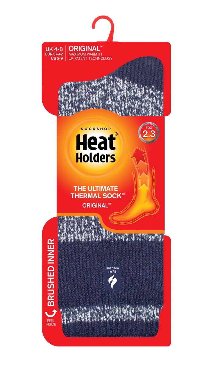 Thermosocken in Twist-Optik