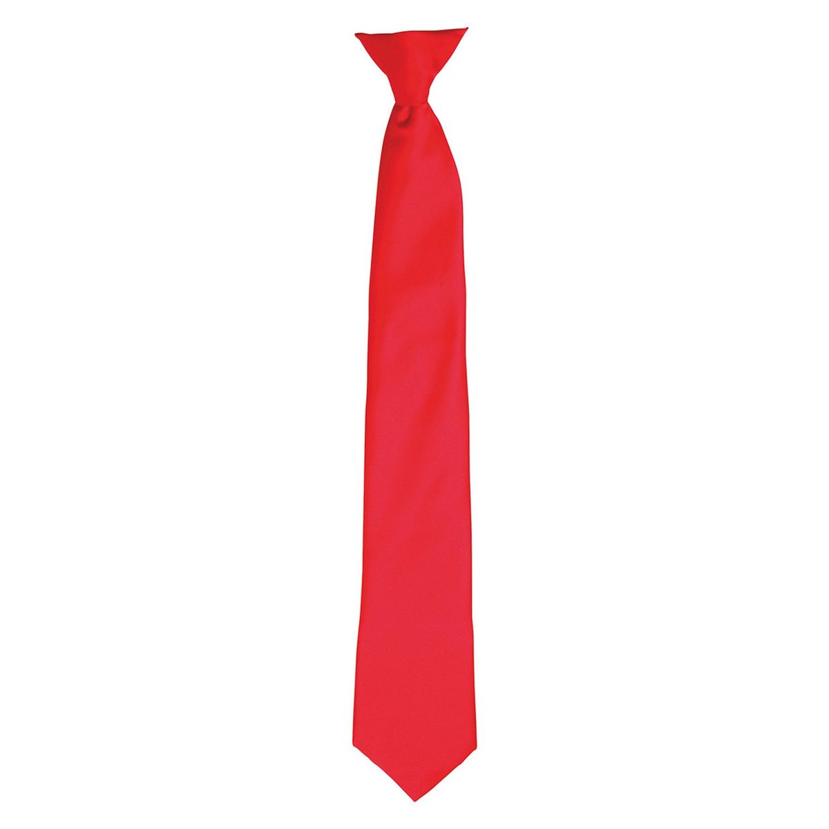Einfarbige Clip-on Krawatte