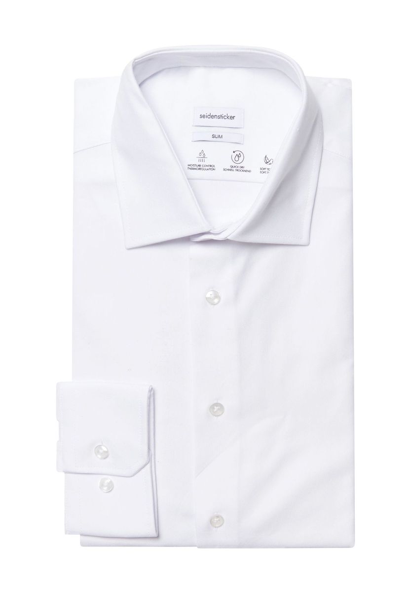 Schmales Weißes Businesshemd
