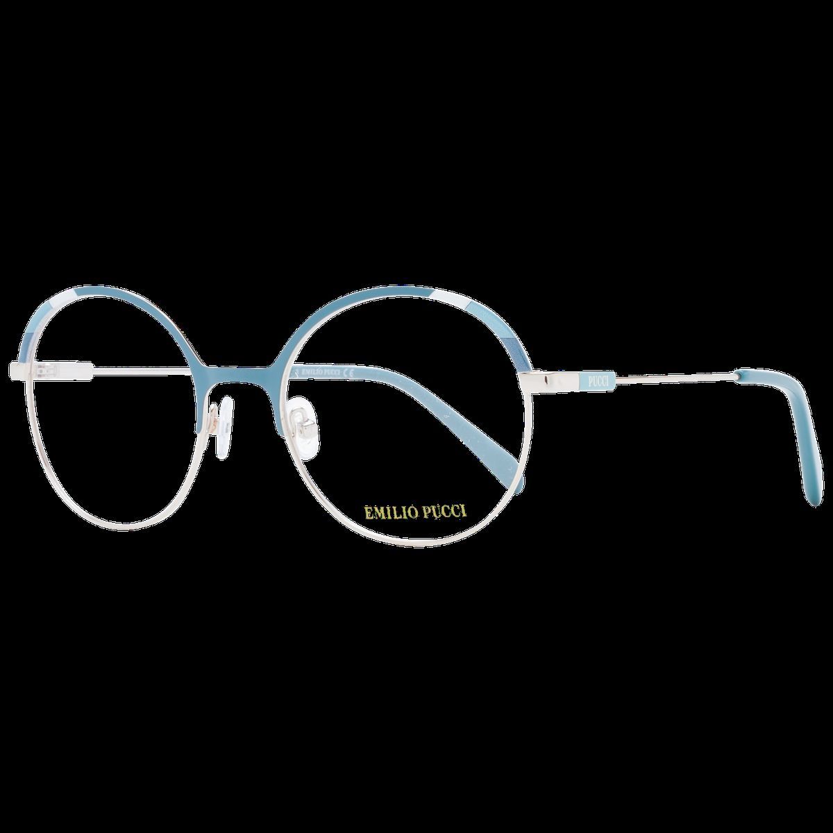 Runde türkisfarbene Metallgestellbrille