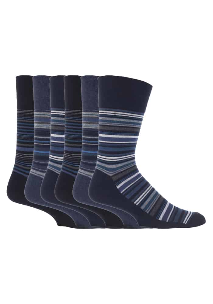 Gentle Grip - Herren Socken Bigfoot Honeycomb Top Cotton Rich 6er Pack - SOMRJ49
