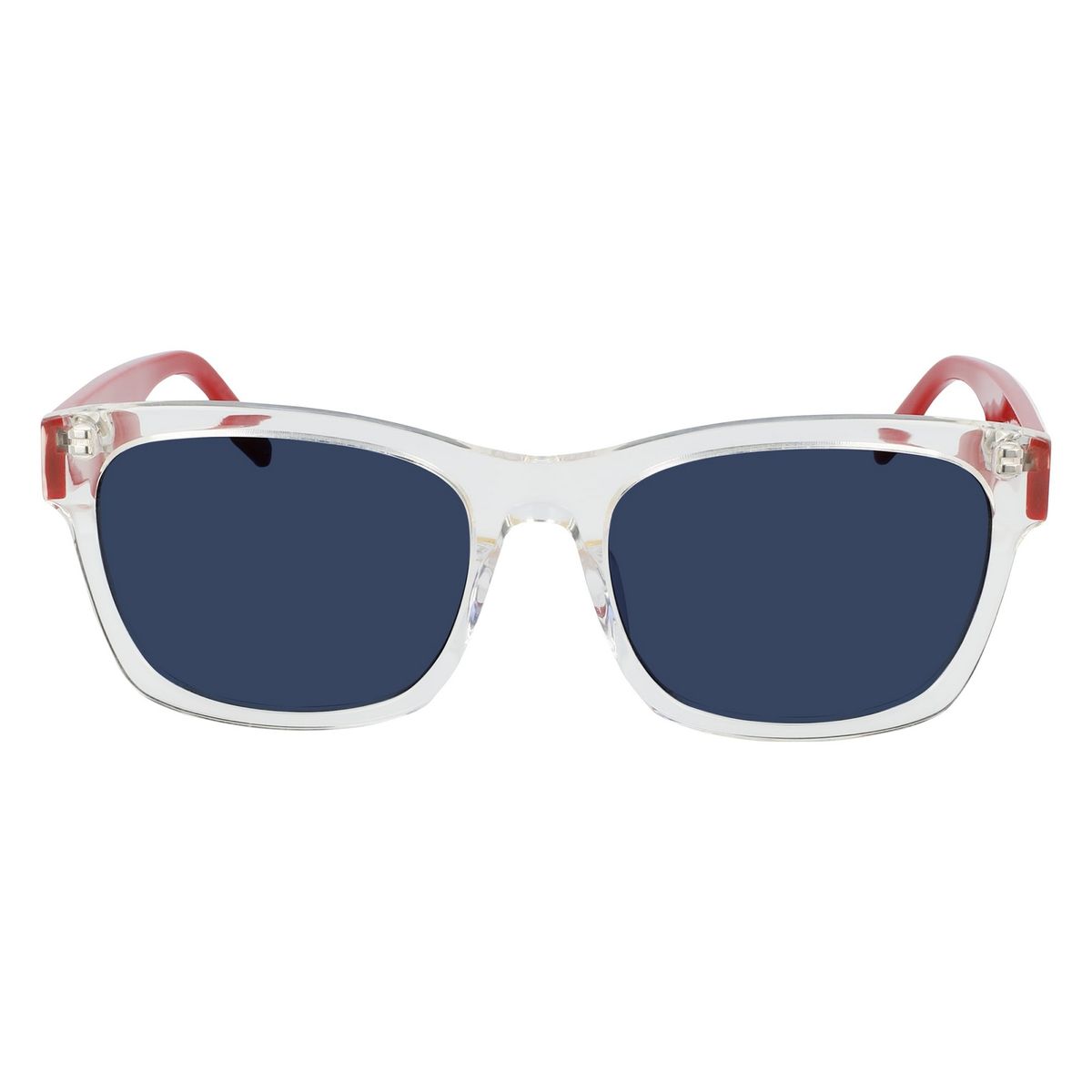 Transparente quadratische Sonnenbrille