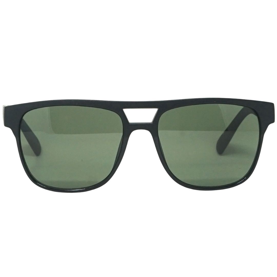 Sonnenbrille mit quadratischem Rahmen und Brauensteg