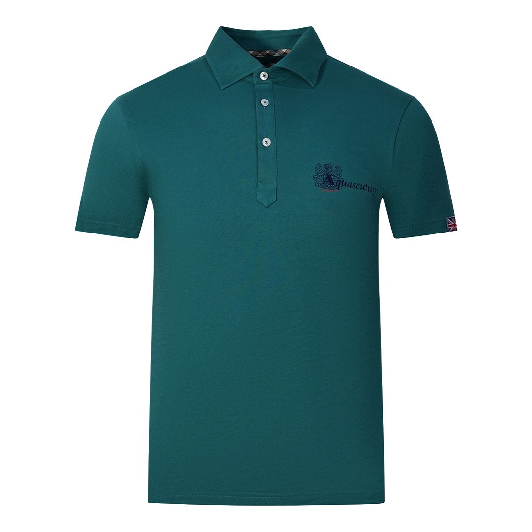 Logo-gesticktes Baumwoll-Piqué-Poloshirt