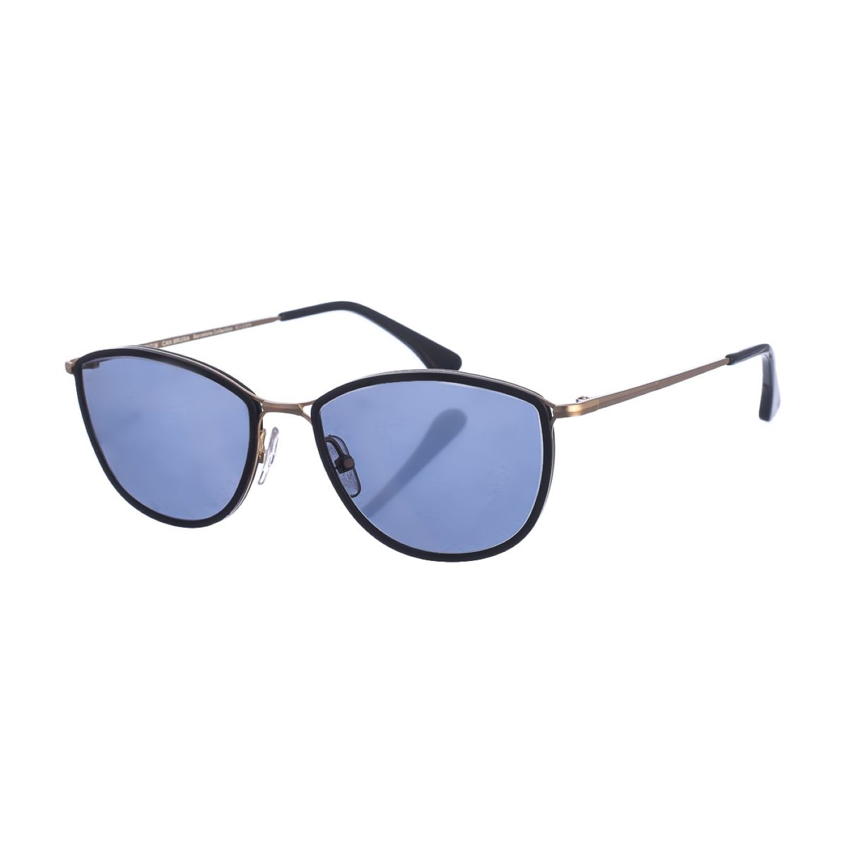Cat-Eye Sonnenbrille aus Acetat und Metall