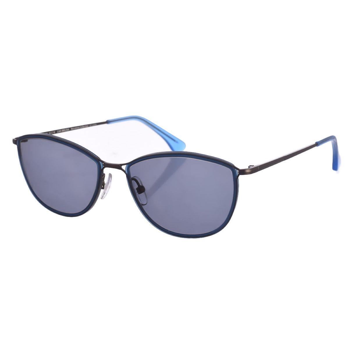 Cat-Eye Sonnenbrille aus Acetat und Metall