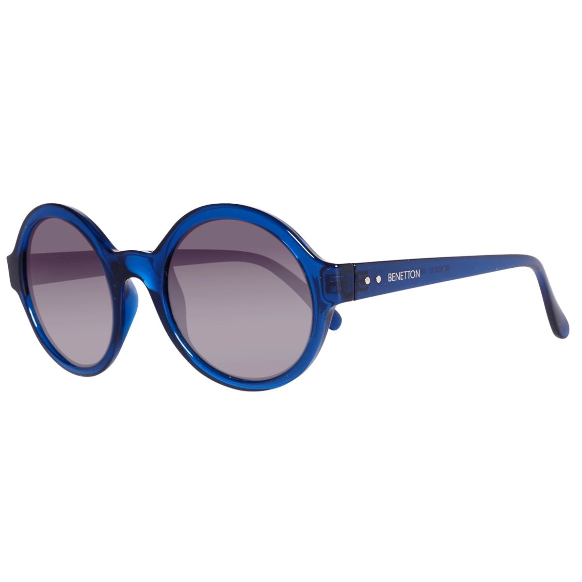 Runde blaue Spritzguss-Sonnenbrille