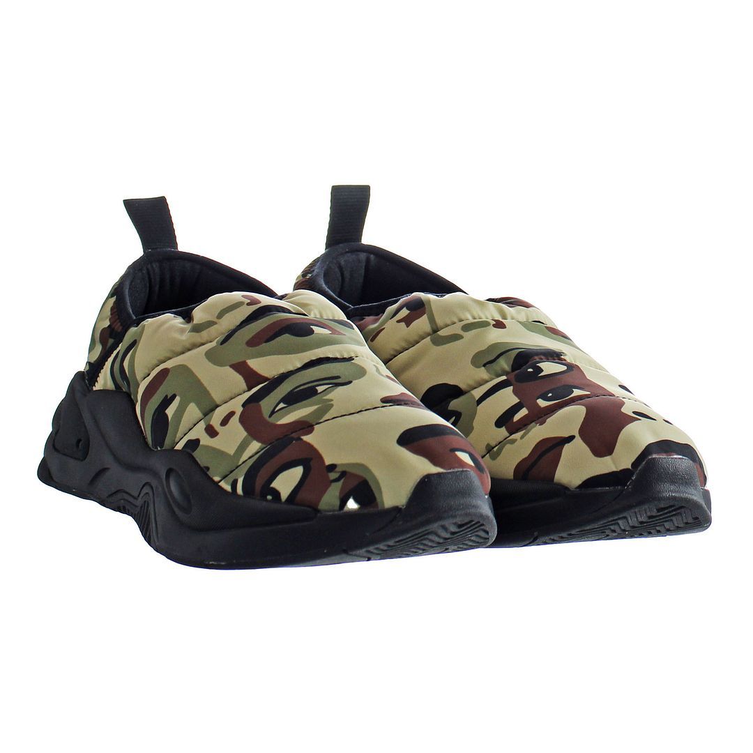 Gesteppte Slip-On Sneaker mit Grafik-Print
