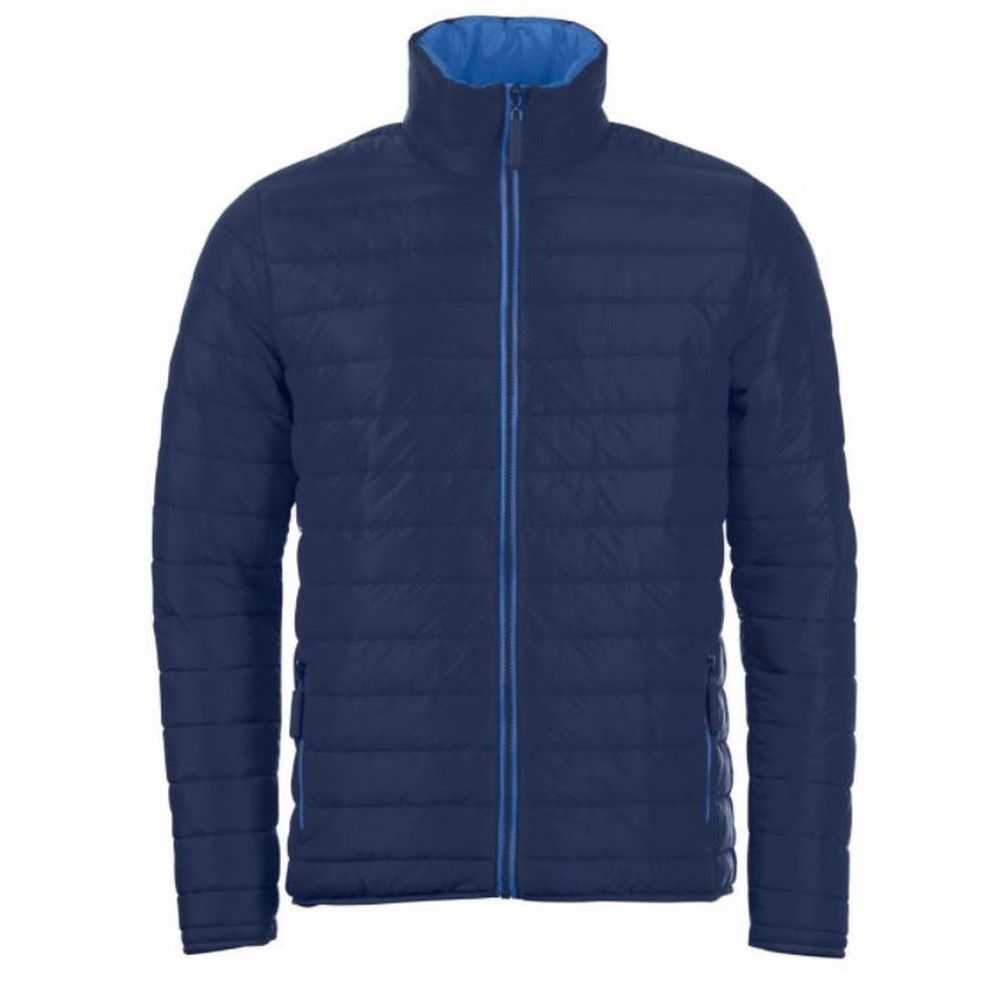 SOLS Mens Ride Gepolsterte Wasserabweisende Jacke (Navy)