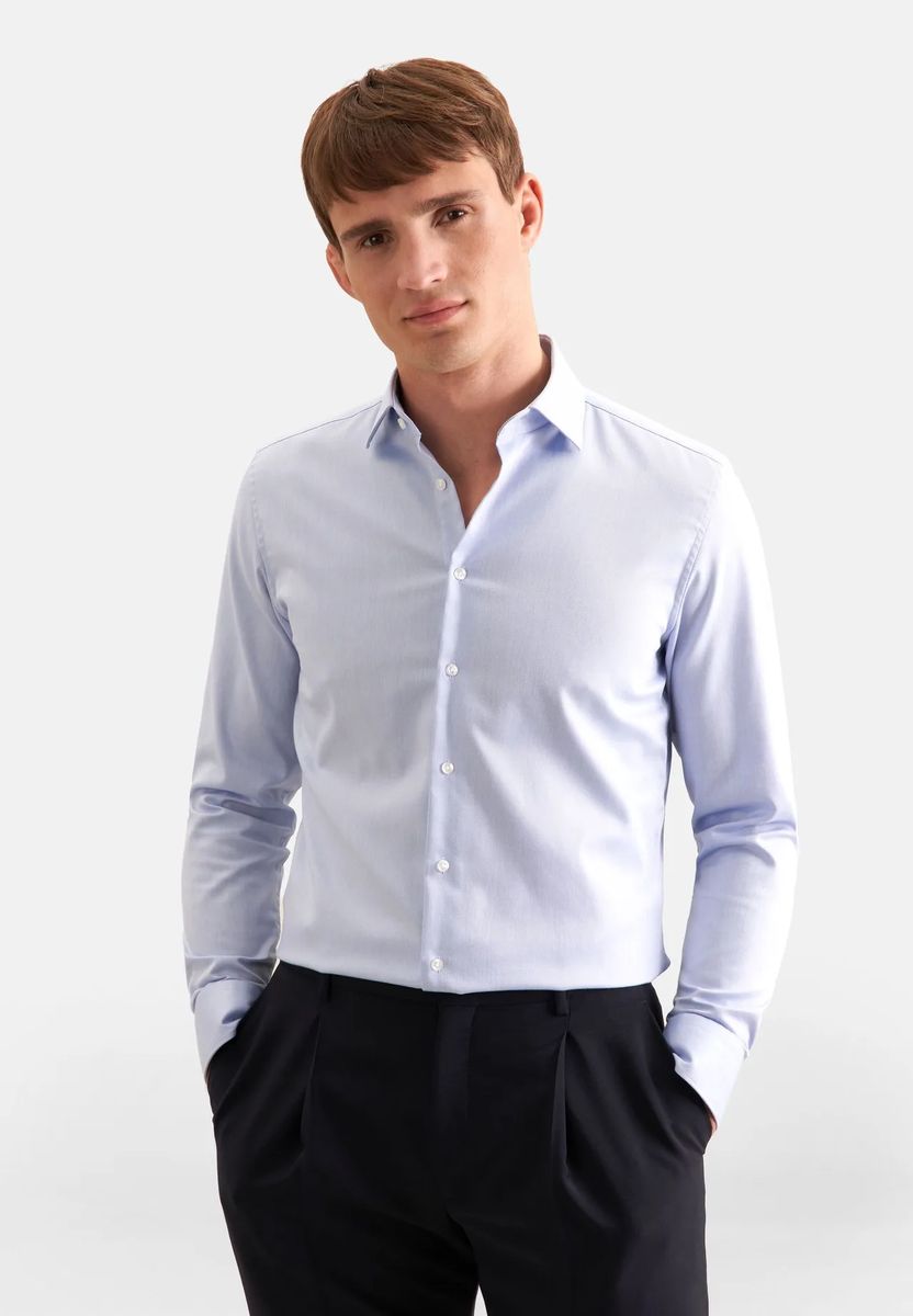 Slim-Fit Twill Business-Hemd