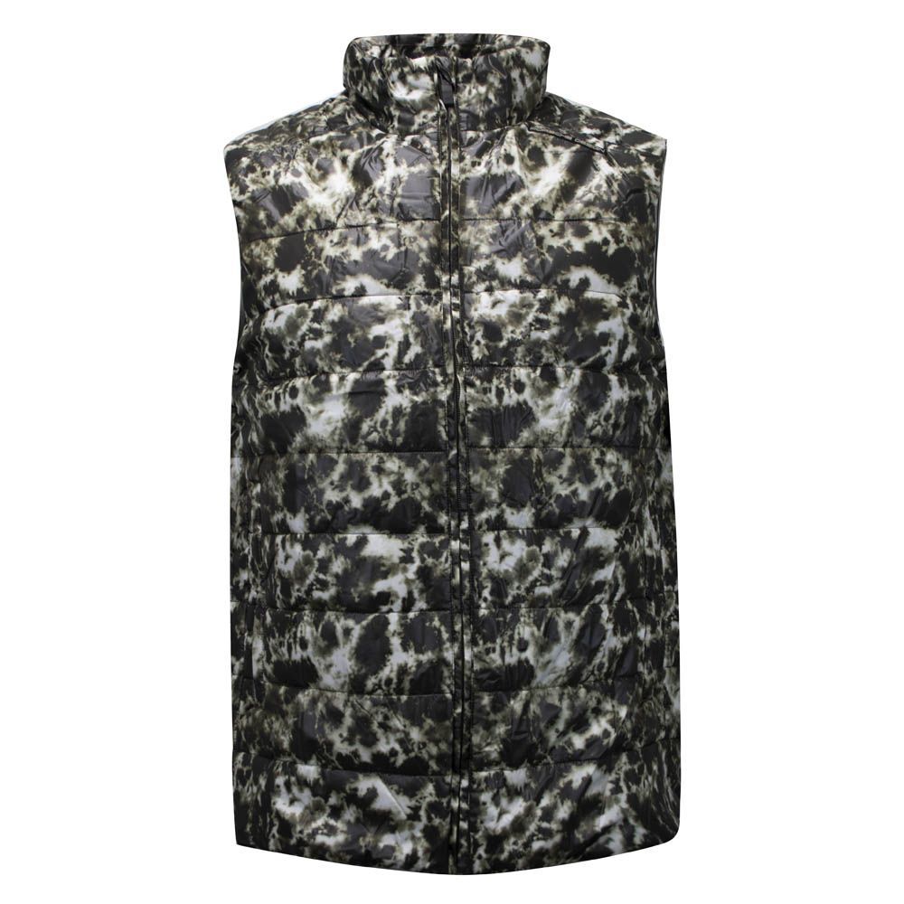 Gepolsterte Weste mit Camouflage-Print