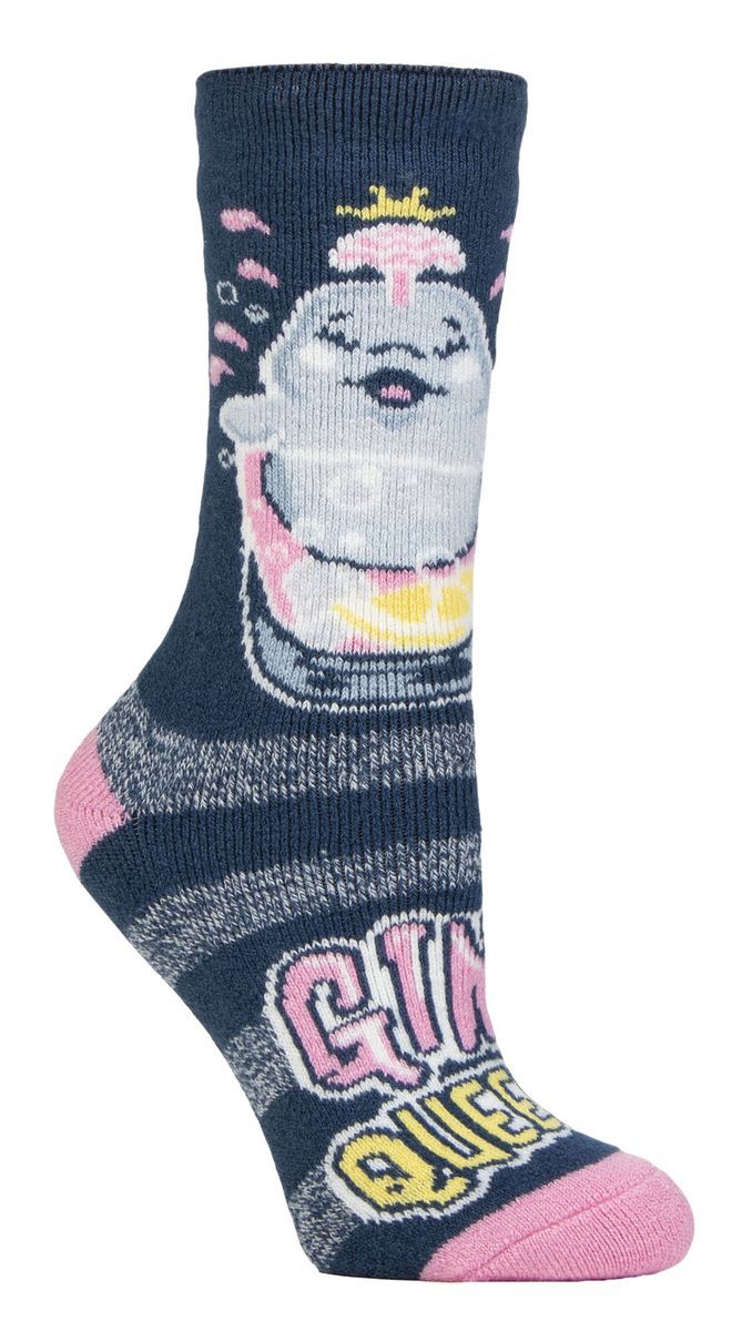 Ladies Cosy Novelty Socks | Heat Holders Lite | Christmas Socks for Women | Gifts for Her Socks - Gin Queen